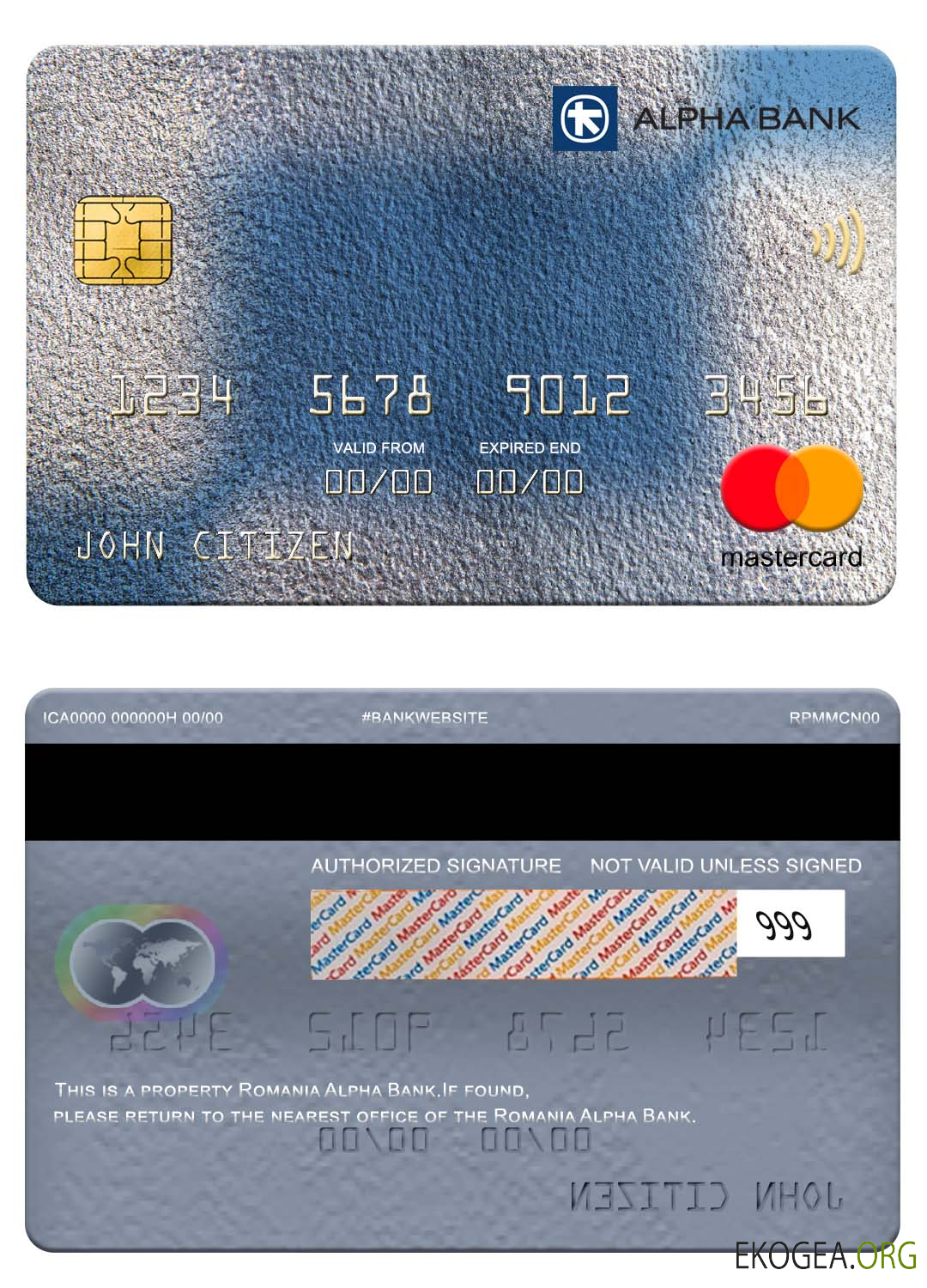 Roumanie Alpha Bank mastercard